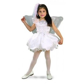 Kostýmy pro děti - Bílá víla s křídly