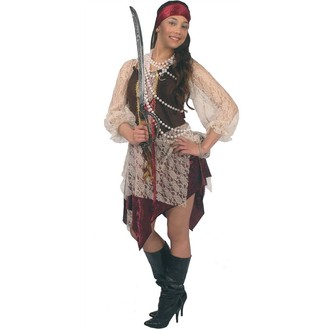 Kostýmy pro dospělé - karnevalový kostým pirátka