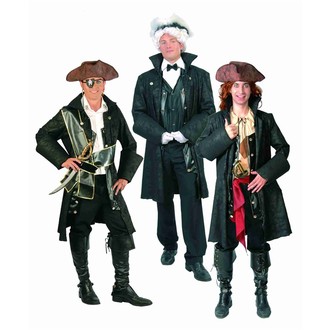 Kostýmy pro dospělé - pirátský kabát