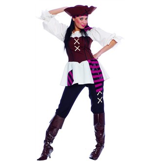 Kostýmy pro dospělé - kostým pirátky Viky