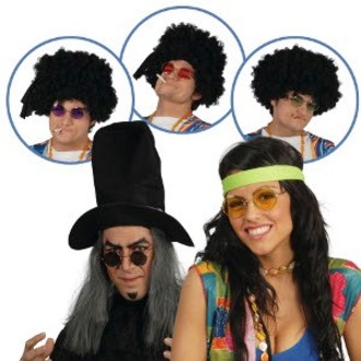 Doplňky na karneval - Menší brýle Hippies