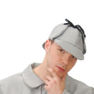 Klobouky - čepice - čelenky - Čapka Sherlock Holmes