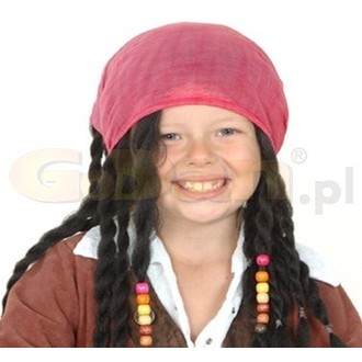 Paruky - dětská paruka piráta s dredy