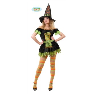 Kostýmy pro dospělé - kostým sexy čarodejnice s kloboukem