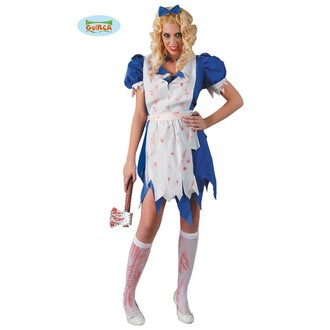 Kostýmy pro dospělé - halloweenský kostým zlá Alice