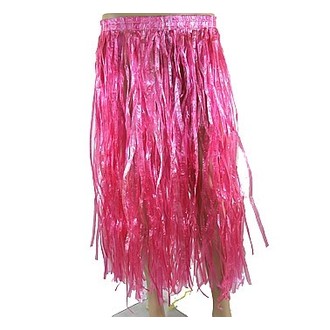 Havajské sukně - věnce - Hawai sukně růžová