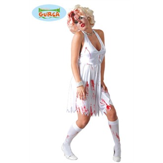 Kostýmy pro dospělé - Dámský halloweenský kostým zombie Marylin