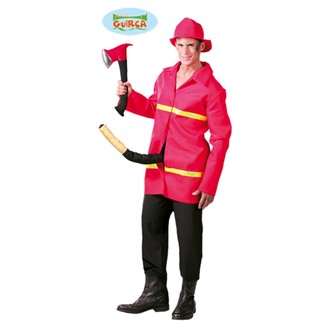 Kostýmy pro dospělé - Pánský kostým hasič s "proudnicí"