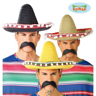 Klobouky - čepice - čelenky - Mexický klobouk 45cm