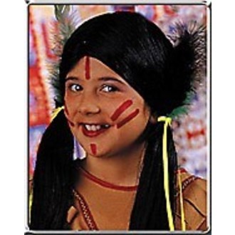 Paruky - dětská paruka indiánka
