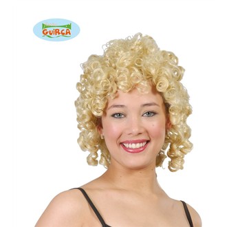 Paruky - blond paruka s kudrlinkama