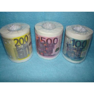 Zábavné předměty - Toaletní papír Euro