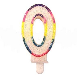 Zábavné předměty - Svíčka se třpytkami