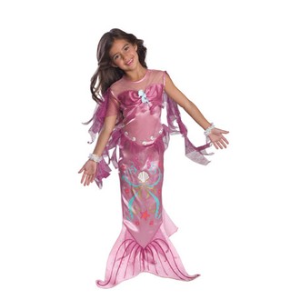 Kostýmy pro děti - Dětský kostým Mořská panna růžová