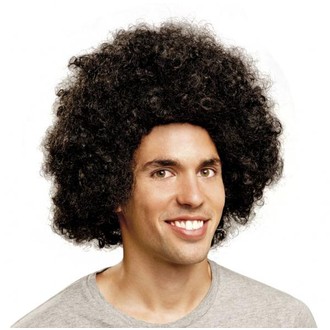 Paruky - Paruka Afro jumbo černá