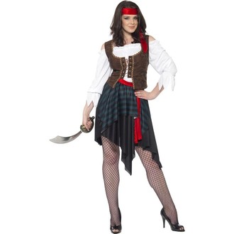 Kostýmy pro dospělé - Kostým pirátka na maškarní