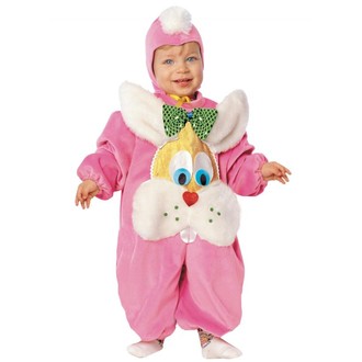 Kostýmy pro děti - Dětský kostým Zajíček růžový