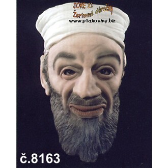 Masky - Škrabošky - Maska Usama bin Ladin