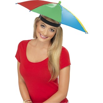 Klobouky - čepice - čelenky - Deštník na hlavu