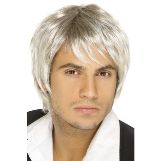 Paruky - Paruka Boy Band Blond a hnědá