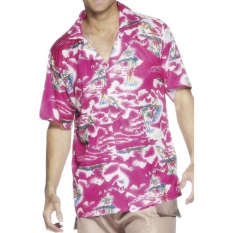Doplňky na karneval - Havajská košile růžová