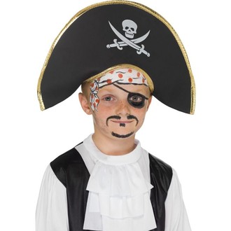 Klobouky - čepice - čelenky - Dětský klobouk Pirátský kapitán
