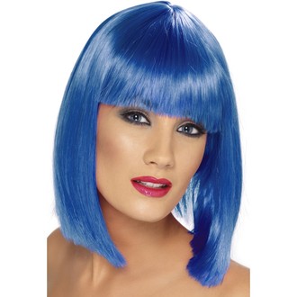 Paruky - Paruka Glam modrá