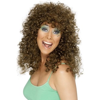 Paruky - Paruka Boogie babe hnědá
