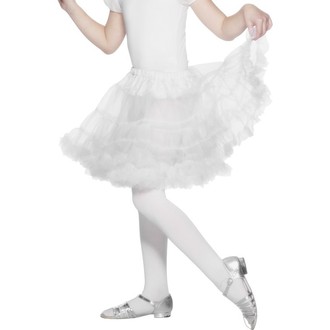 Doplňky na karneval - Dětská spodnička bílá