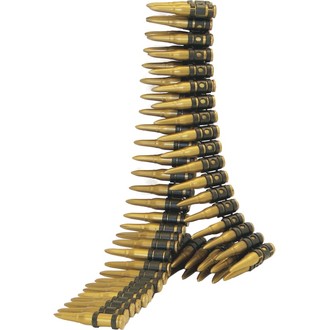 Doplňky na karneval - Nábojový pás 96 nábojů 150 cm