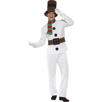 Kostýmy pro dospělé - Kostým Sněhulák - vánoční kostým