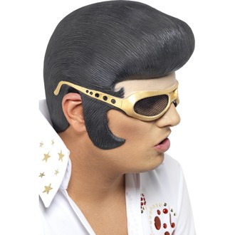 Masky - Škrabošky - pánská maska Elvis