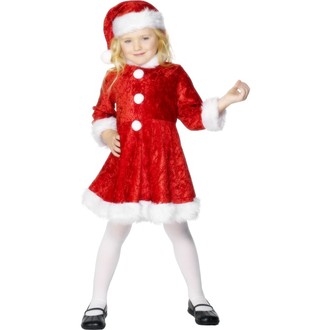 Párty dle tématu - Dětský kostým Santa girl