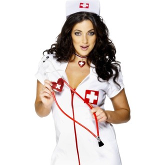 Doplňky na karneval - Stetoskop Srdce s křížem