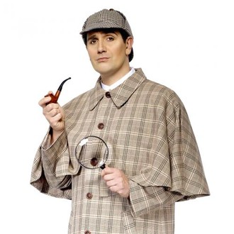 Doplňky na karneval - Sada Sherlock Holmes