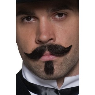 Doplňky na karneval - Knír Western Gambler