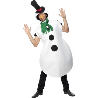 Kostýmy pro dospělé - Kostým Sněhulák - vánoční kostým