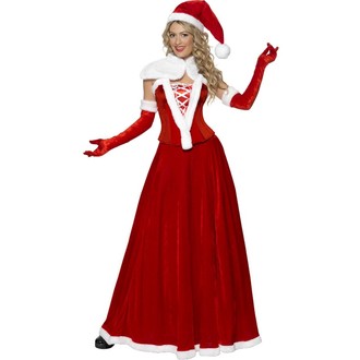 Kostýmy pro dospělé - Kostým Miss Santa