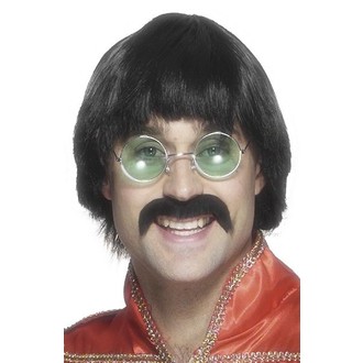 Paruky - Paruka Seventies Bargain černá