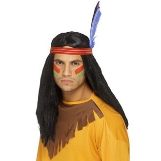 Paruky - Paruka Indian brave