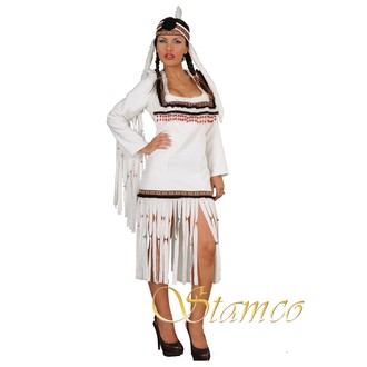 Kostýmy pro dospělé - Kostým Bílá indiánka