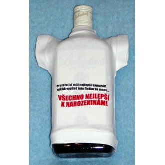 Zábavné předměty - Tričko na flašku Všechno nejlepší k na