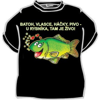 Zábavné předměty - Tričko Batoh, vlasce, háčky ...