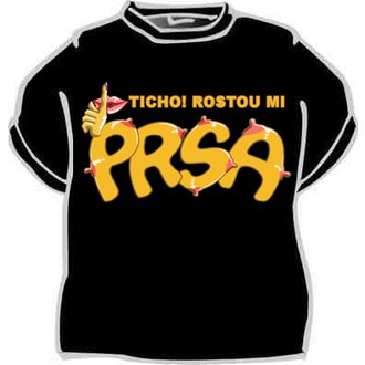 Zábavné předměty - Tričko Ticho rostou mi prsa