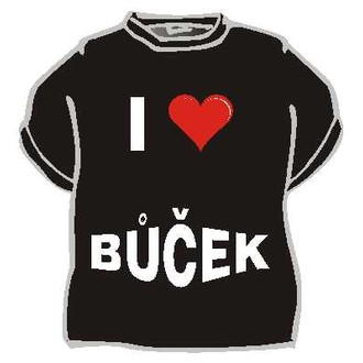 Zábavné předměty - Tričko I love bůček