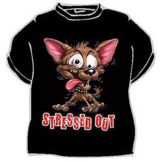 Zábavné předměty - Tričko Stressed out pes