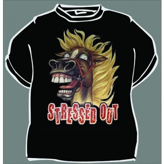 Zábavné předměty - Tričko Stressed out kůň