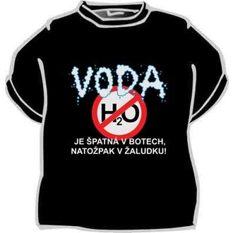 Zábavné předměty - Tričko Voda