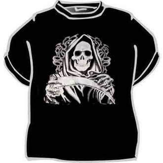 Zábavné předměty - Tričko Lebka s kosou