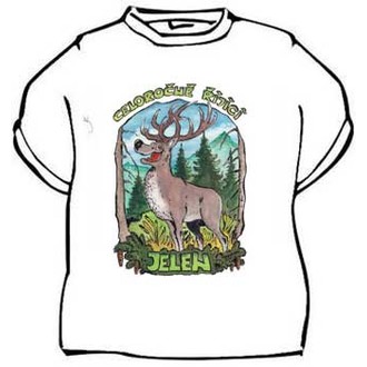 Zábavné předměty - Tričko Celoročně říjící jelen